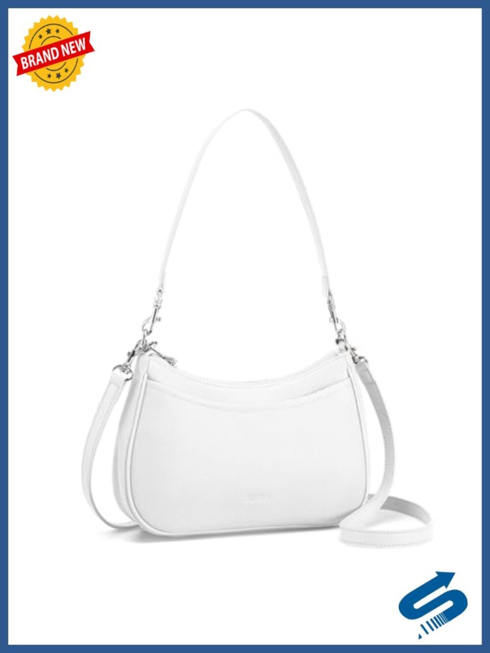 Genuine Leather Anti Theft Crossbody Hobo Bag With RFID